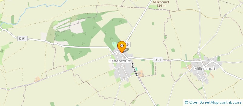 localisation de l'entreprise SAHLA  HENENCOURT