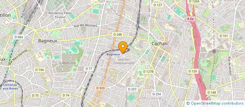 localisation de l'entreprise SAHLI-IMMO  CACHAN