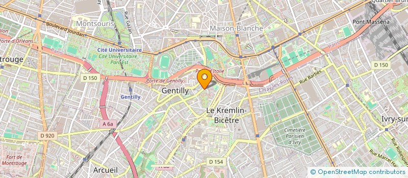 localisation de l'entreprise SAHLI TRANSPORT à GENTILLY
