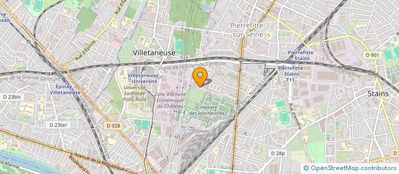 localisation de l'entreprise SAHMAOUI CONSULTING à VILLETANEUSE