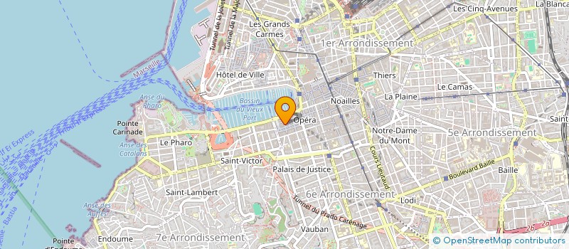 localisation de l'entreprise SAHONA SARL à MARSEILLE