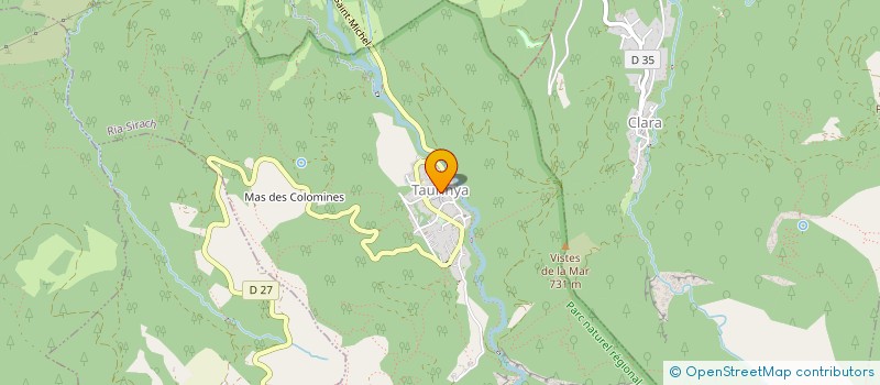 localisation de l'entreprise SAHORGANISE-DES-TRUCS  TAURINYA