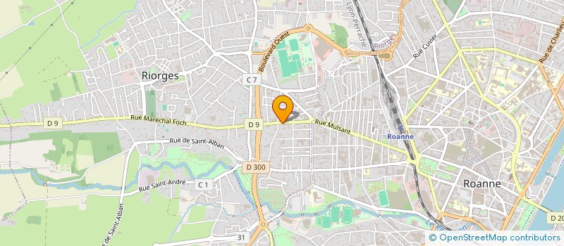 localisation de l'entreprise SAHRAOUI à RIORGES