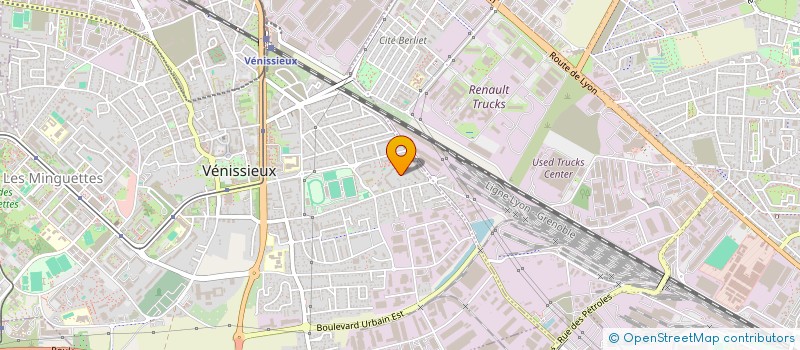 localisation de l'entreprise SAHRAOUI YASSINE  VENISSIEUX