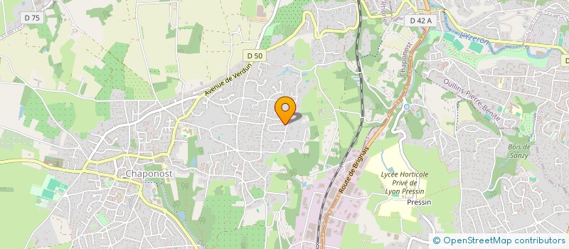 localisation de l'entreprise SAHUARO  CHAPONOST