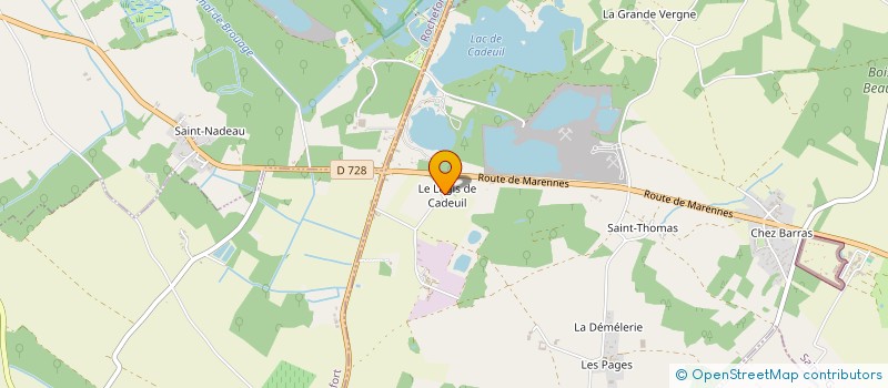 localisation de l'entreprise SAI  SAINTE-GEMME