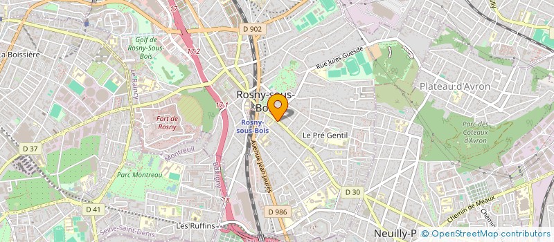 localisation de l'entreprise SAI ALIMENTATION à ROSNY-SOUS-BOIS