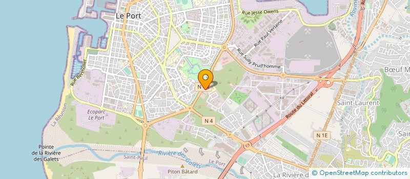 localisation de l'entreprise SAI BOURBON PSY  LE PORT