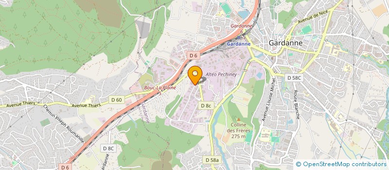 localisation de l'entreprise SAI CHIMIE à GARDANNE