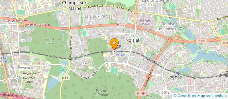 localisation de l'entreprise SAI GON 77  NOISIEL