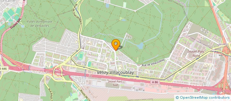 localisation de l'entreprise SAI LE CHANTIER à VELIZY-VILLACOUBLAY