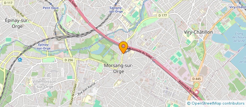 localisation de l'entreprise SAI LES CHENES à MORSANG-SUR-ORGE