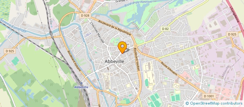 localisation de l'entreprise SAI NATH à ABBEVILLE