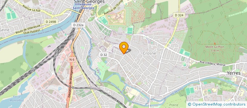 localisation de l'entreprise SAI TOITURE  VILLENEUVE ST GEORGES