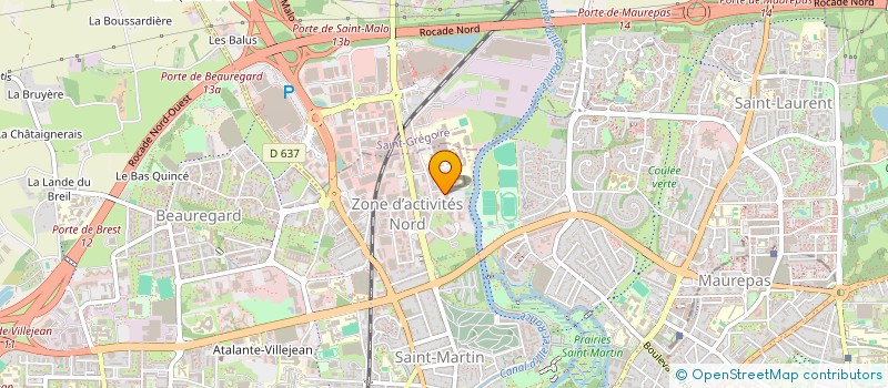 localisation de l'entreprise SAIANS  RENNES