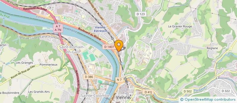 localisation de l'entreprise SAIBI AM  VIENNE