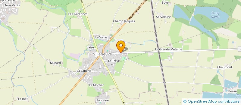 localisation de l'entreprise SAIBO à VILLENEUVE