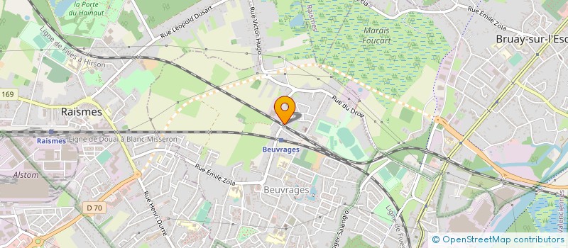 localisation de l'entreprise SAIC INDUSTRIES  BEUVRAGES