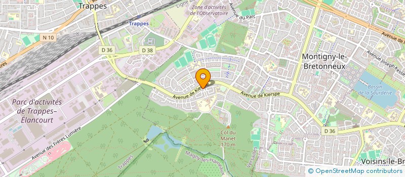 localisation de l'entreprise SAICRAG  MONTIGNY-LE-BRETONNEUX