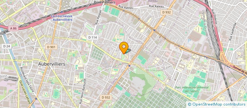 localisation de l'entreprise SAID 93  AUBERVILLIERS