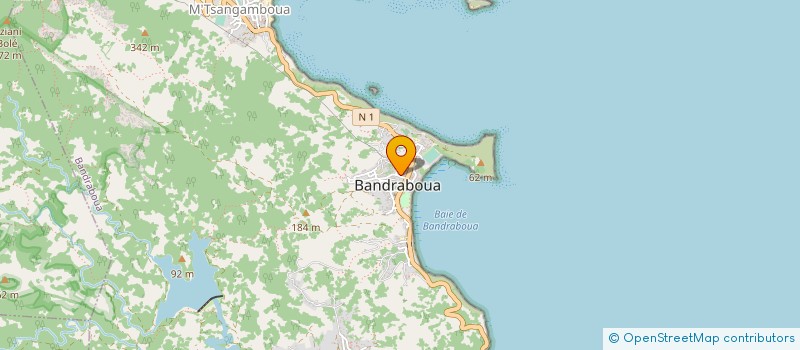 localisation de l'entreprise SAID DJAHA THAKIOINI SDT SARL à BANDRABOUA