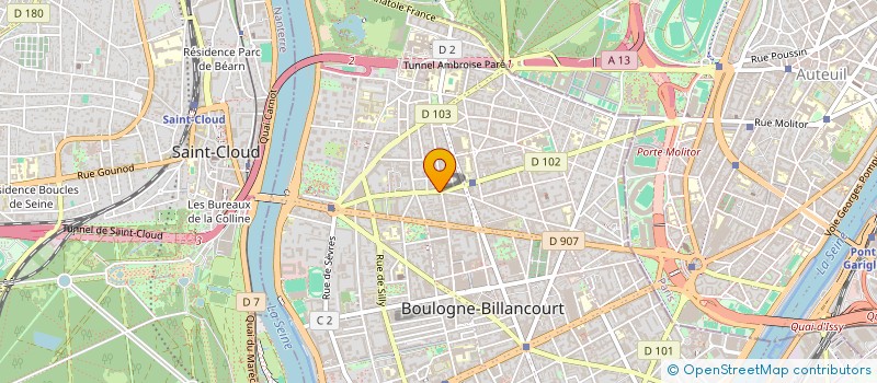 localisation de l'entreprise SAIDA à BOULOGNE-BILLANCOURT