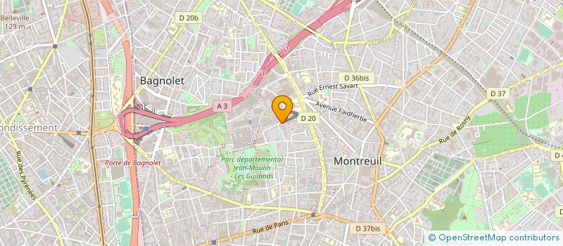 localisation de l'entreprise SAIDA à MONTREUIL