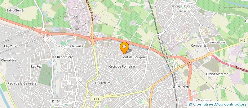 localisation de l'entreprise SAIDA à BEZIERS