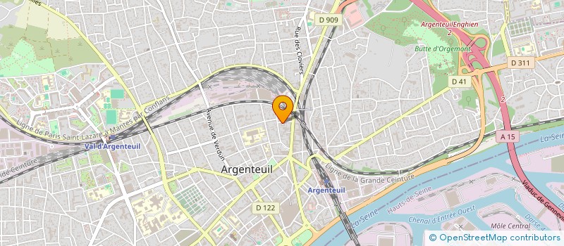 localisation de l'entreprise SAIDANI CARDON à ARGENTEUIL