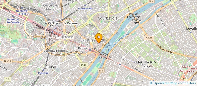 localisation de l'entreprise SAIDI à COURBEVOIE
