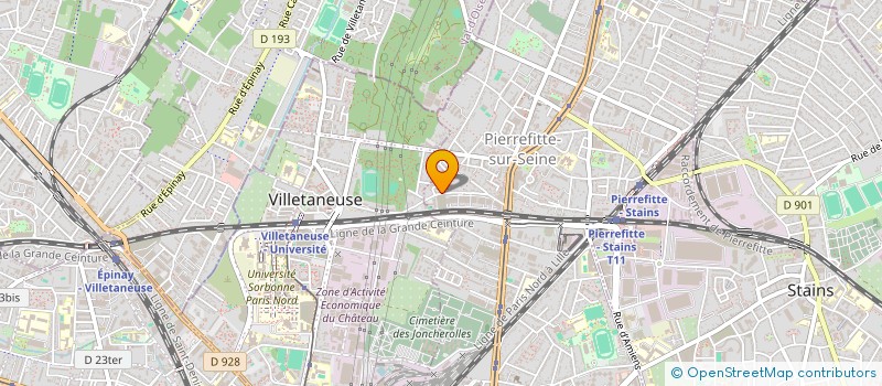 localisation de l'entreprise SAIDI BAT à PIERREFITTE-SUR-SEINE
