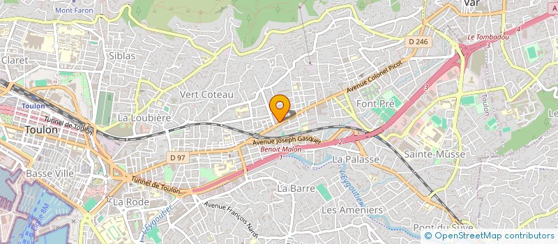 localisation de l'entreprise SAIDI PLOMBERIE  TOULON