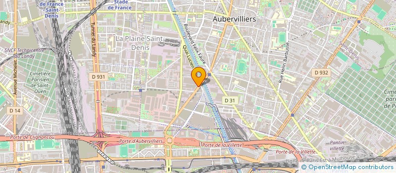 localisation de l'entreprise SAIDY & SONS à AUBERVILLIERS