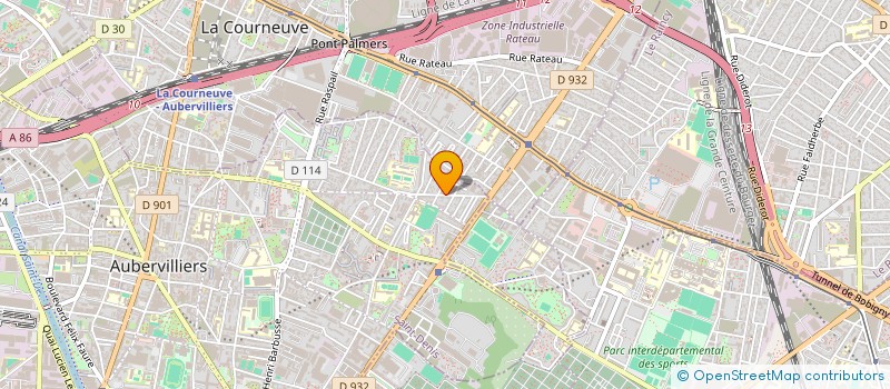 localisation de l'entreprise SAIE à AUBERVILLIERS