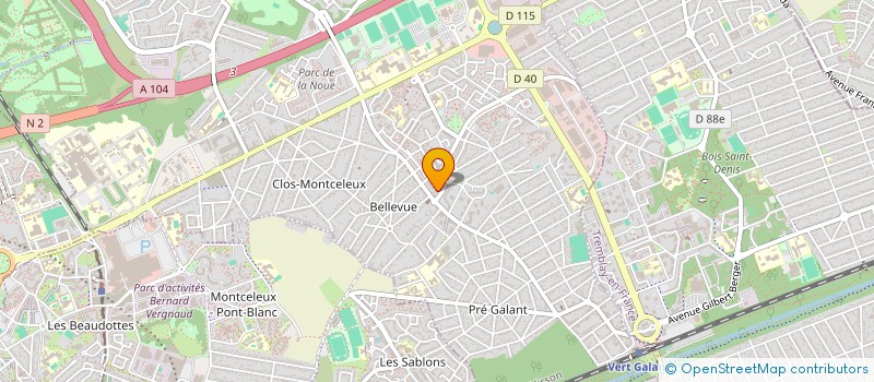 localisation de l'entreprise SAIE à VILLEPINTE