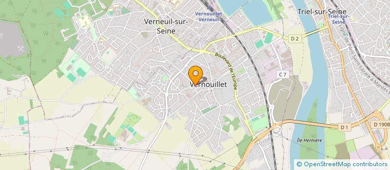 localisation de l'entreprise SAIE BAT à VERNOUILLET