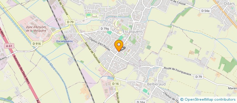 localisation de l'entreprise SAIF à ESCALQUENS