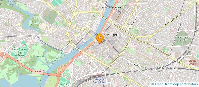 localisation de l'entreprise SAIF  ANGERS