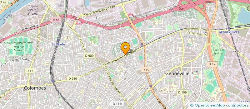 localisation de l'entreprise SAIF BAT NET à ASNIERES-SUR-SEINE