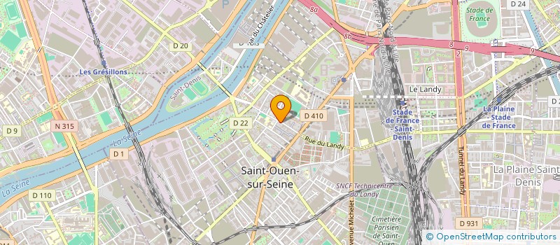 localisation de l'entreprise SAIFI à SAINT-OUEN-SUR-SEINE