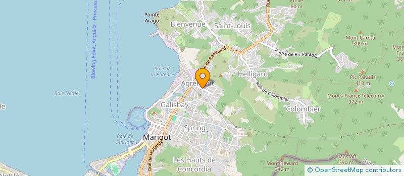 localisation de l'entreprise SAIGDC PATRIMOINE à SAINT-MARTIN