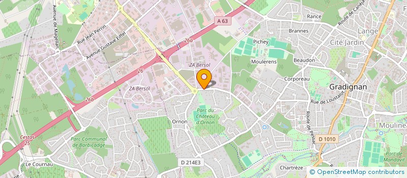 localisation de l'entreprise SAIGE EXPRESS à GRADIGNAN