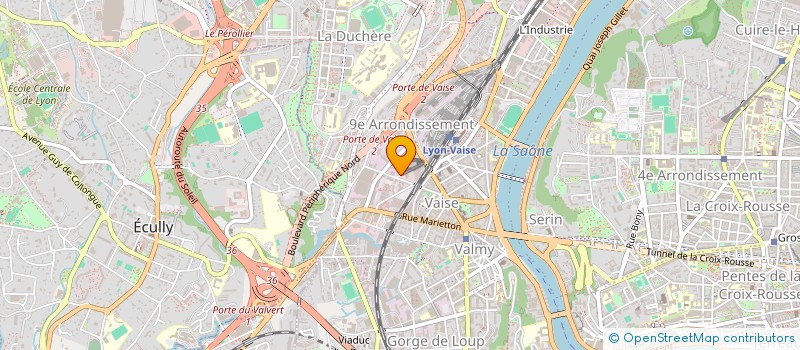 localisation de l'entreprise SAIGEC RHONE ALPES à LYON