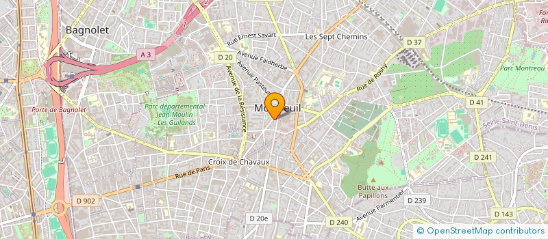 localisation de l'entreprise SAIGON 2 à MONTREUIL