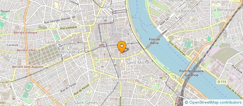 localisation de l'entreprise SAIGON 68  BORDEAUX