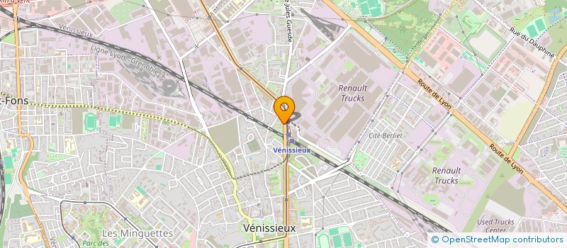 localisation de l'entreprise SAIGON CITY  VENISSIEUX