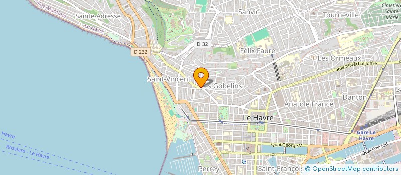 localisation de l'entreprise SAIGONOR  LE HAVRE