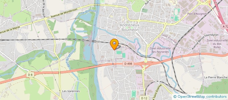 localisation de l'entreprise SAIKO  ANDREZIEUX-BOUTHEON