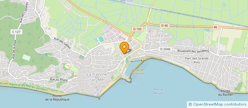 localisation de l'entreprise SAIL & BOARD SHOP  LA TRANCHE-SUR-MER