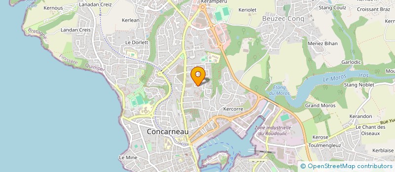 localisation de l'entreprise SAIL IN BREIZH à CONCARNEAU